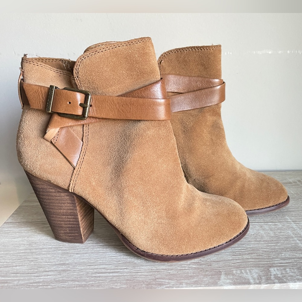 suede booties